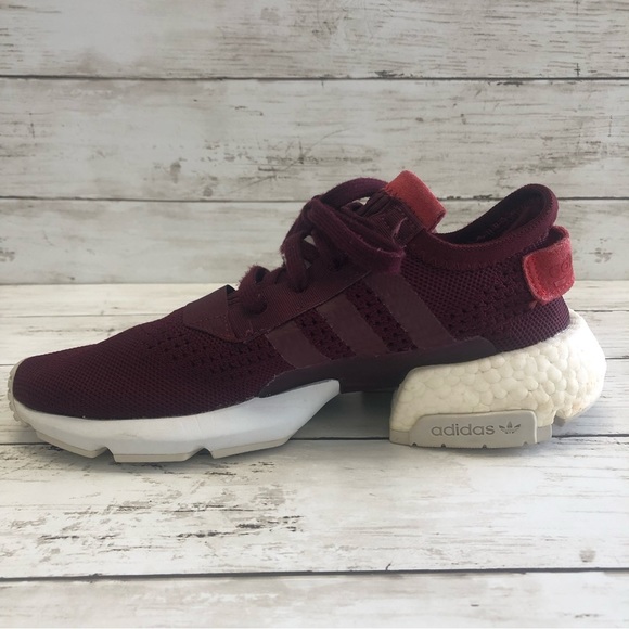 Adidas POD-S 3.1 Boost Ultra Hi-Res Women’s Burgundy Sneakers Size 7 - Picture 5 of 13